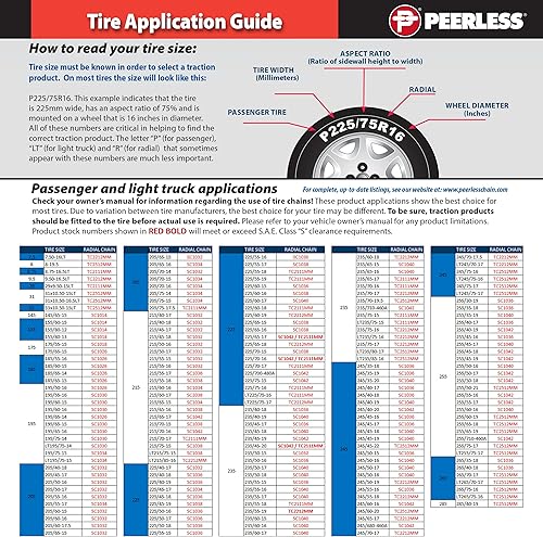 Miniatura 3 de Security Chain Company TC2111MM. Cadena radial LT cadenas para llanta para camiones ligeros seleccionados  Set de 2