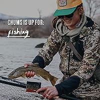 Vista 12 de Chums Surfshorts - Cartera ligera y delgada con tarjeta de bloqueo RFID y ventana de identificación transparente, con cremallera, resistente al agua