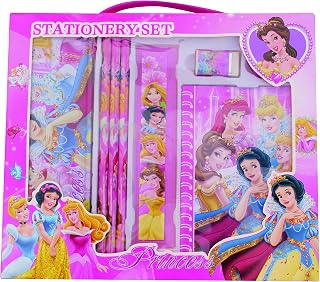 7horse 8 Pcs Princess Stationery Set Box Combo Of Kids Accessories. (Multi Color) Price In India