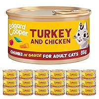 Edgard & Cooper cibo umido per gatti, (Tacchino/Pollo Fresco)