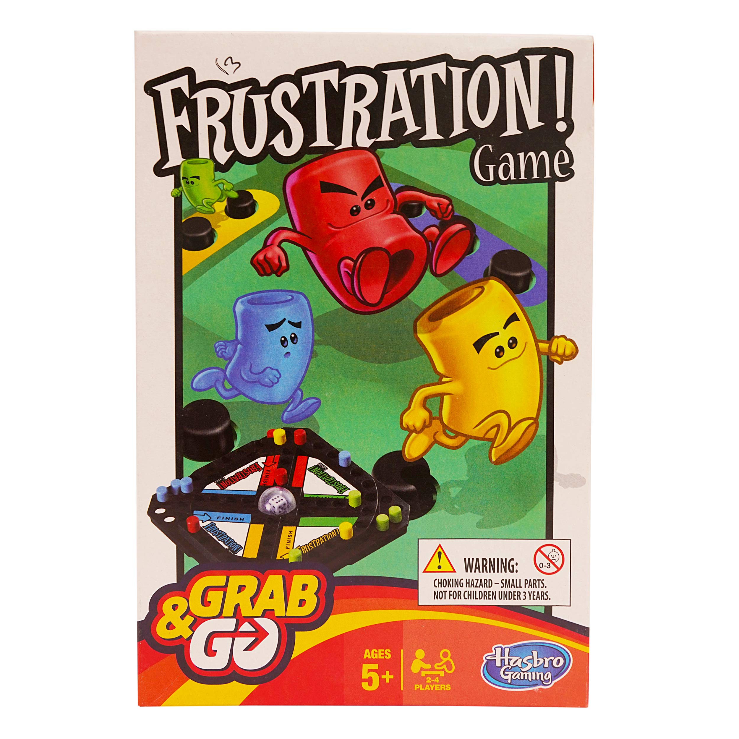 Hasbro Frustration Grab And Go Board Game-5 10 Years For Kids