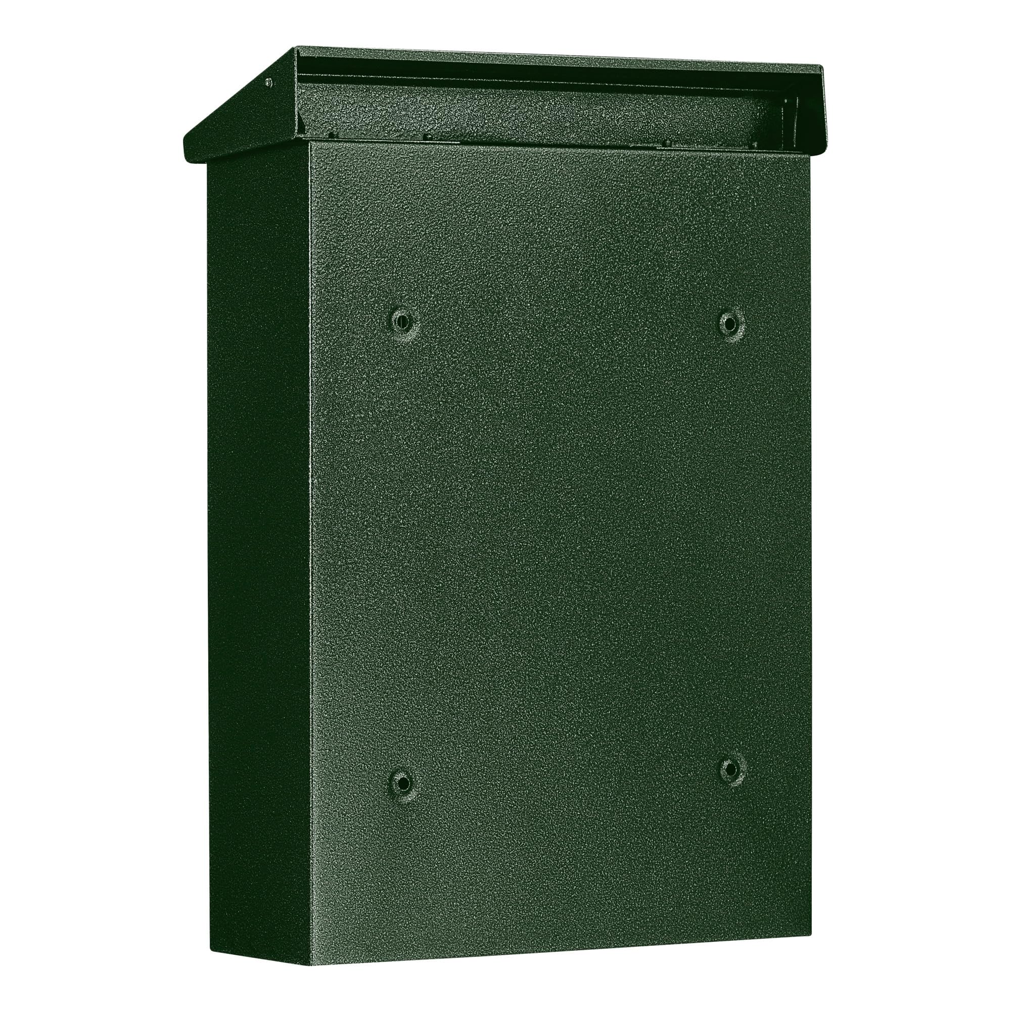 Burg-Wächter Briefkasten, A4 Einwurf-Format, Vollflächig verzinkt, Strukturlackiert, Letter 5832 GR, Grün