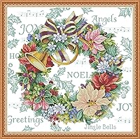 Vista 16 de ITSTITCH Kits de punto de cruz estampados para principiantes, gama completa de punto de cruz con patrón preimpreso para niños o adultos, kits