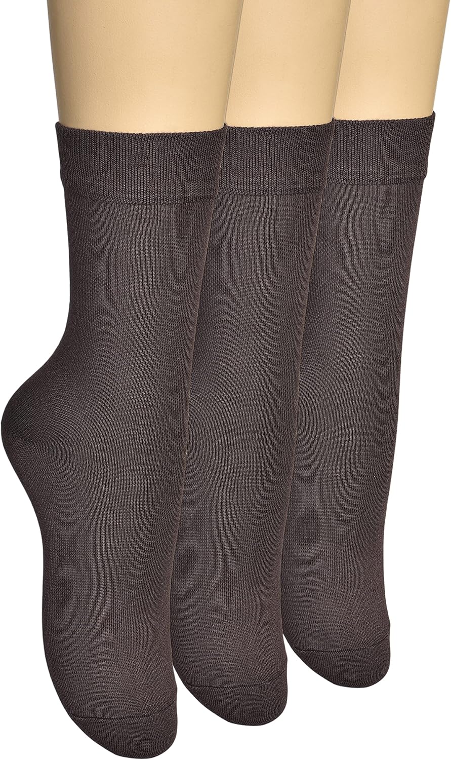 Women's Thin Rayon Dress Socks - Casual Color Crew Socks, Comfort Seam - Image 7