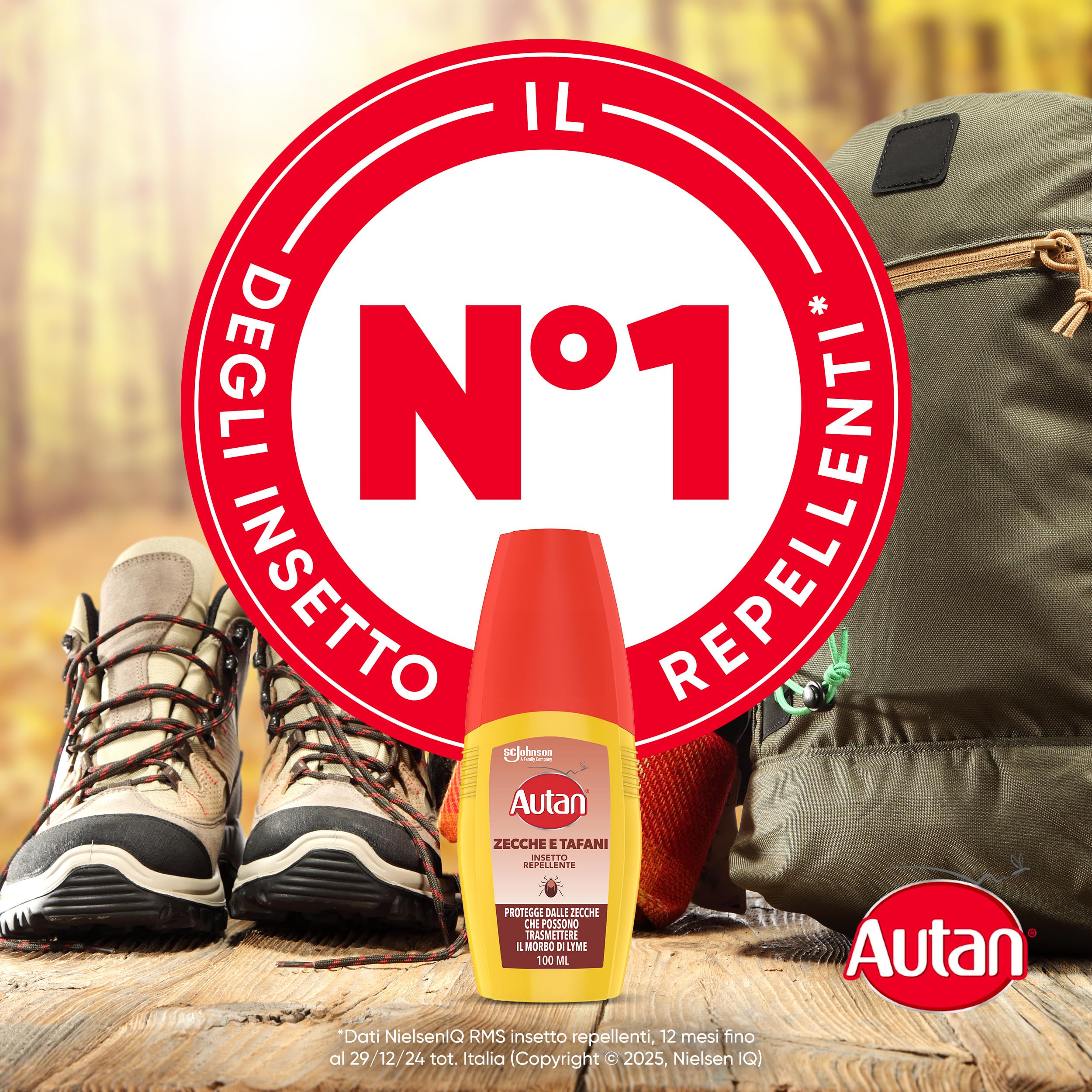 Autan Zecche e Tafani Vapo, Spray Antizecche e antizanzare Comuni, Tigre e Tropicali, Insetto Repellente, 1 Confezione da 100 ml