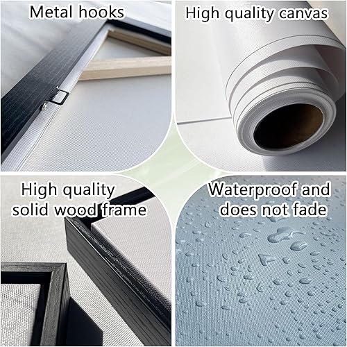 Miniatura 6 de QZQCBLC Lienzo decorativo para pared de baño, arte callejero moderno abstracto, ilustraciones de graffiti, pintura inspiradora de elefante para sala