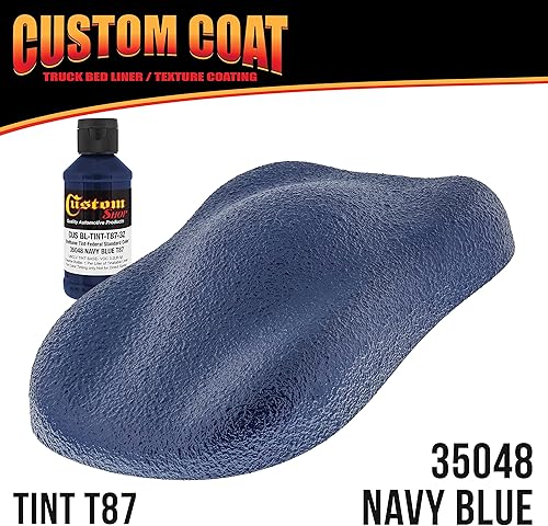 Miniatura 2 de Revestimiento personalizado estándar federal color # 35048 azul marino uretano en aerosol para caja de camión, kit de 2 galones con pistola