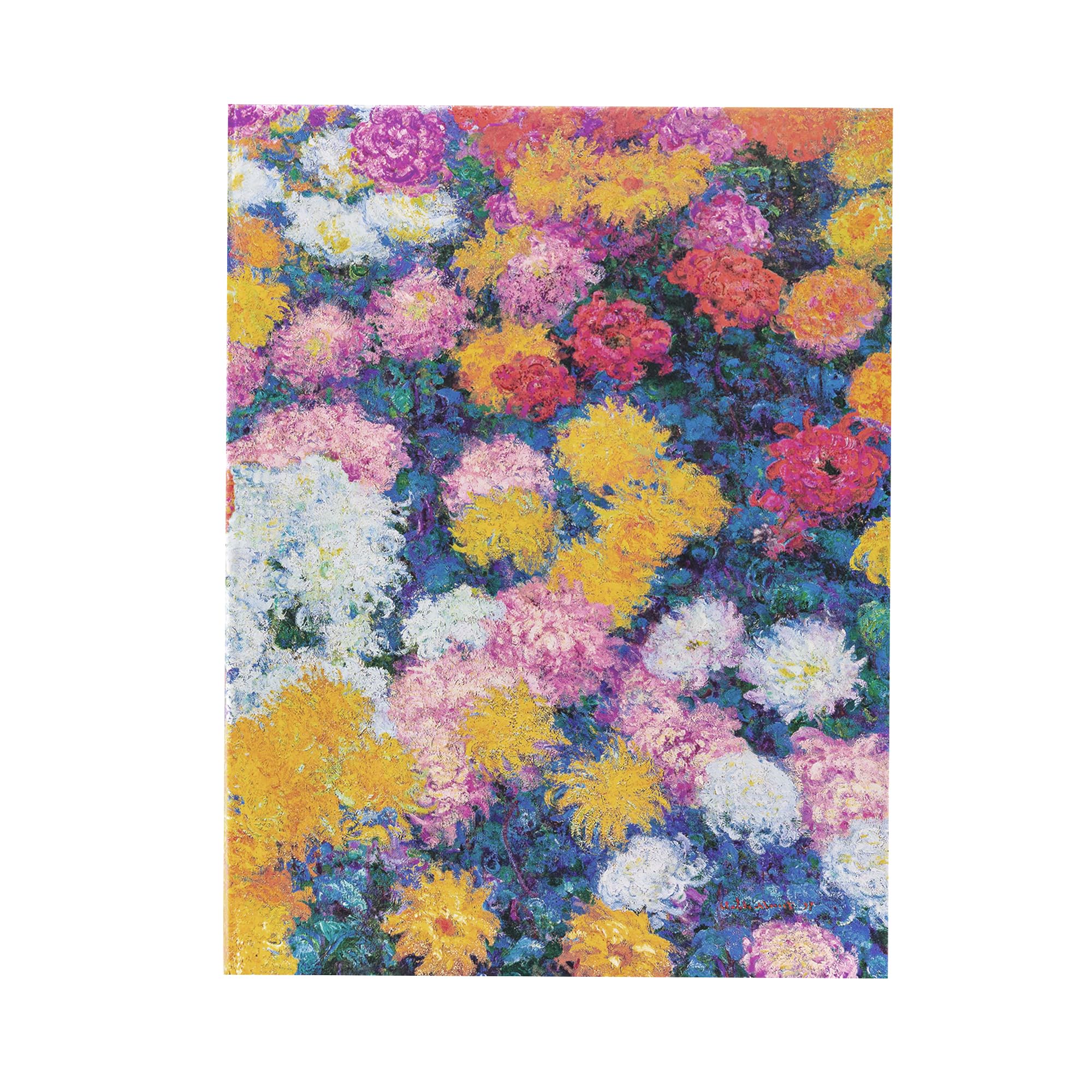 Carnet Paperblanks Chrysanthèmes de Monet Ultra aux finitions de haute qualité reliée