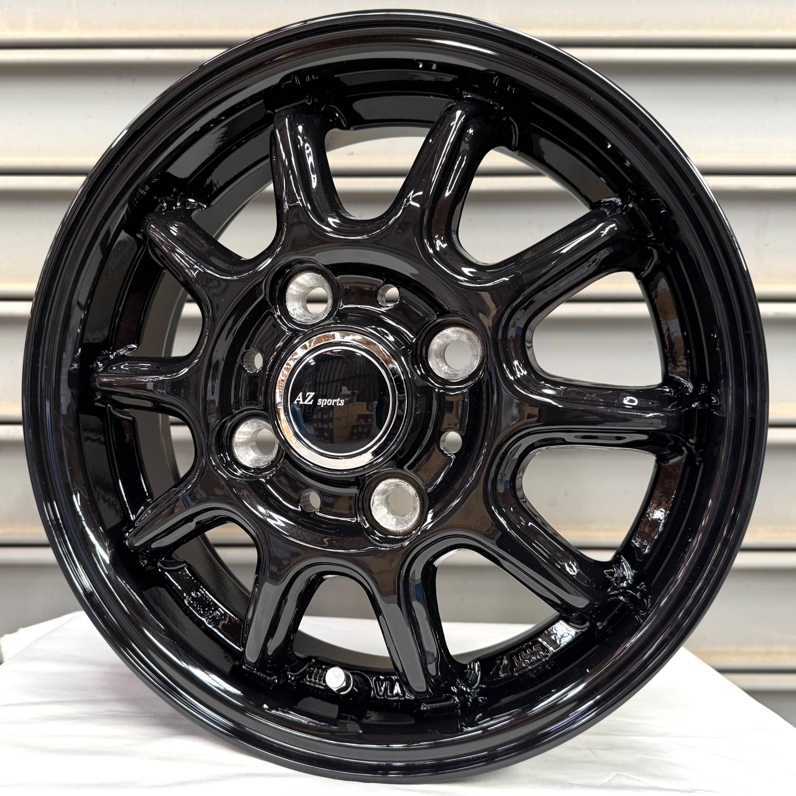 社外12インチホイール　145/R12付き4本の内２本❗️ele724です‼️ Amazon | 12インチアルミホイールタイヤセット 軽トラ 軽バン 車検OK
