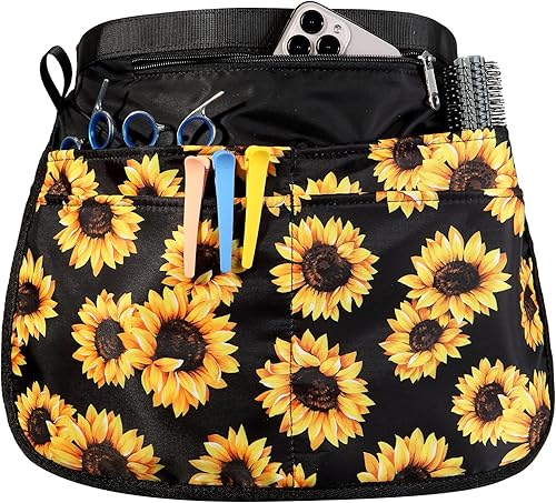 Delantal de peluquero con 5 bolsillos, delantal impermeable y a prueba de decoloración para hombre y mujer