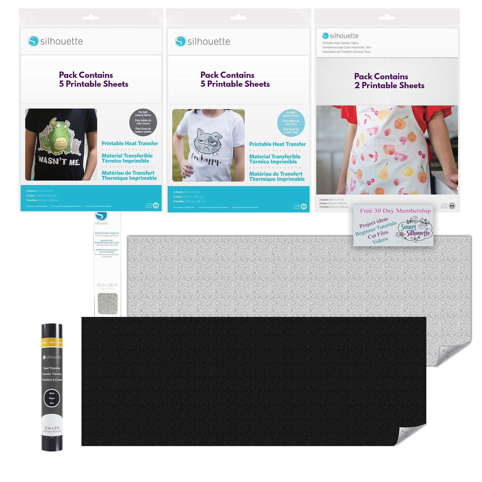 Buy Silhouette Heat Transfer Favorites Bundle Includes 12 Sheets Of 