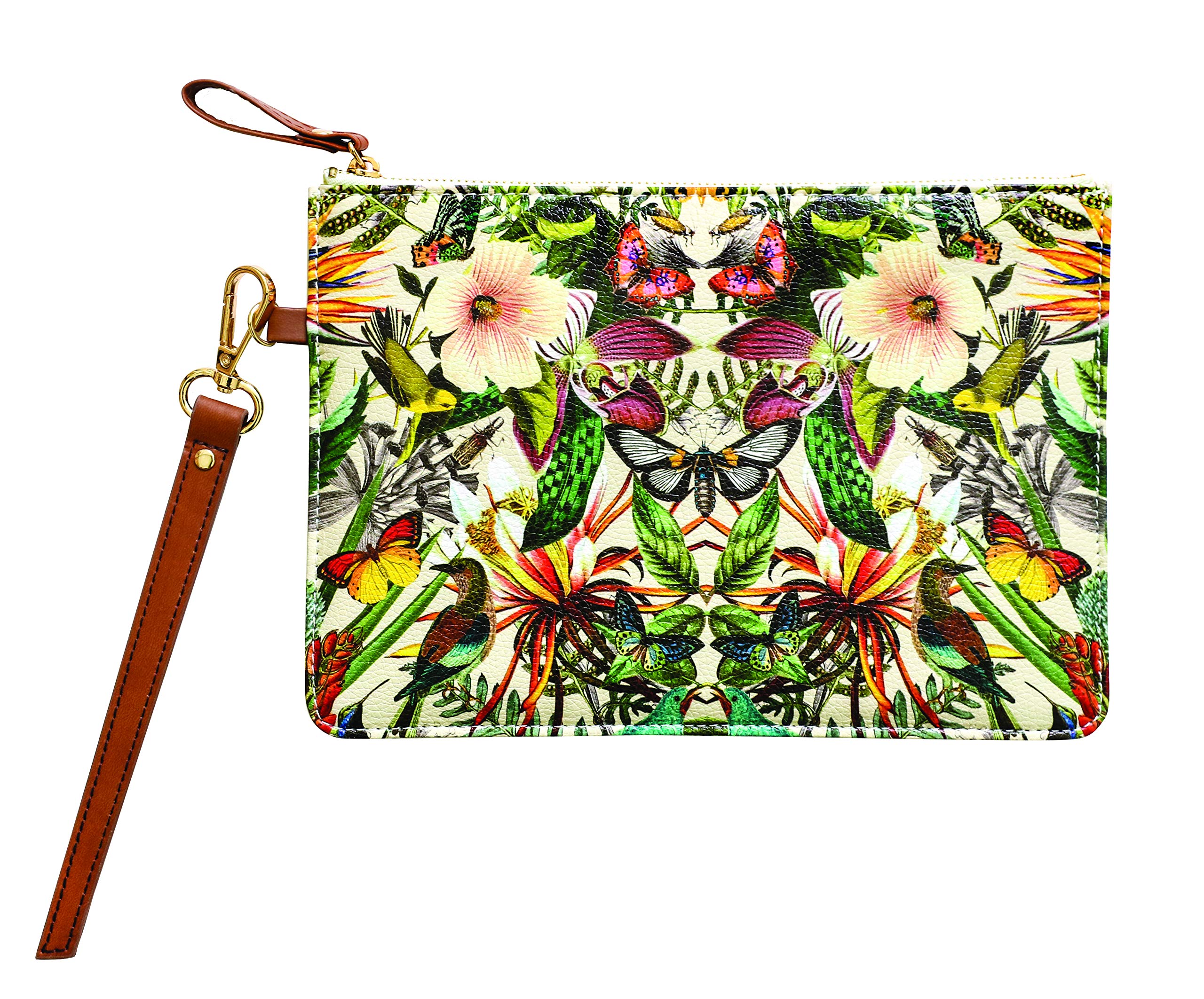 Archive Botanical Print Medium Zip Pouch