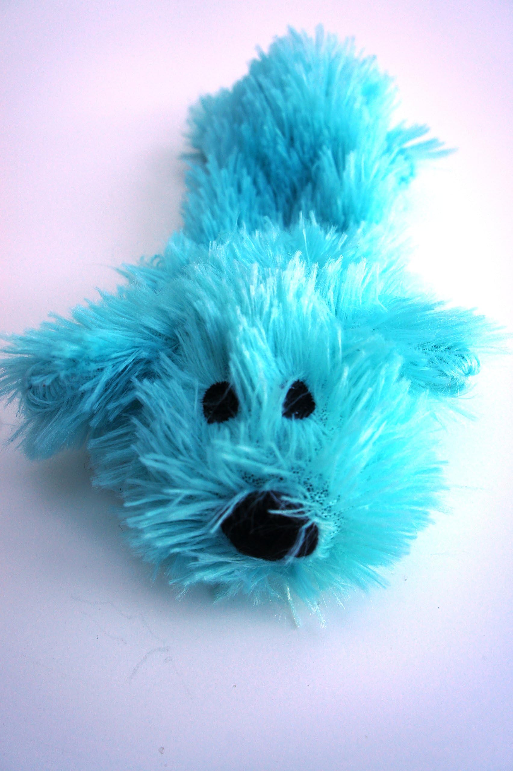 PUPPY TOY GOOD BOY RAGGY PUPPY BLUE SQUEAKY UNSTUFFED PUPPY TOY