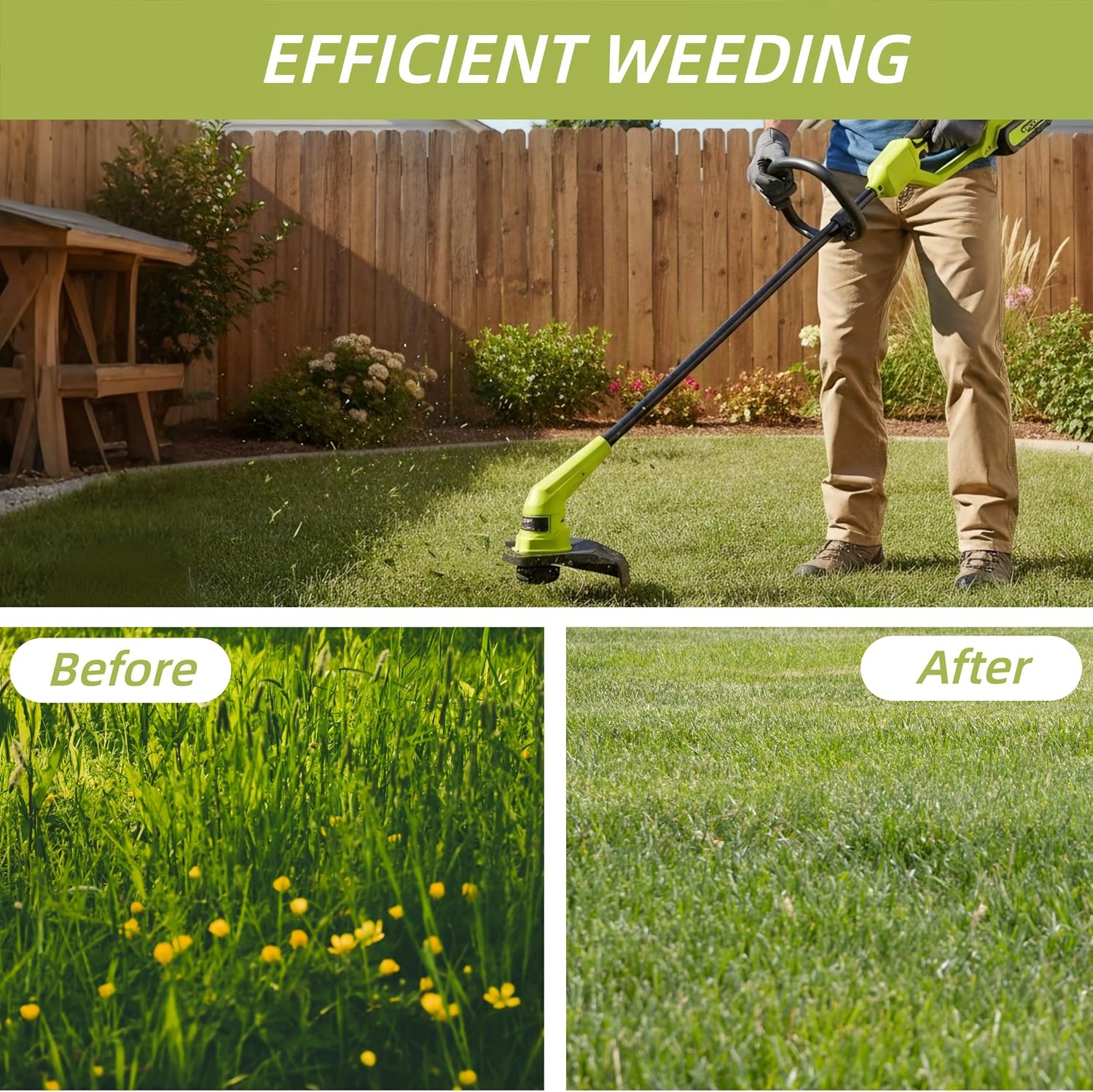 20+5 Pack Weed Wacker String Compatible with Ryobi One Plus+ AC80RL3, 0.08'' String Trimmer Refill Line Fit for Ryobi 18V, 24V, 40V Trimmers(20 Spools, 5 Caps)