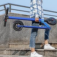 Vista 6 de Caroma Electric Scooters - Electric Scooter for Adults, 450W Peak Motor, 16 Max MPH, 15-21 Miles Range, Lightweight Foldable E-Scooter