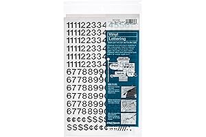 CHARTPAK Small Self-Adhesive Vinyl Number Stickers