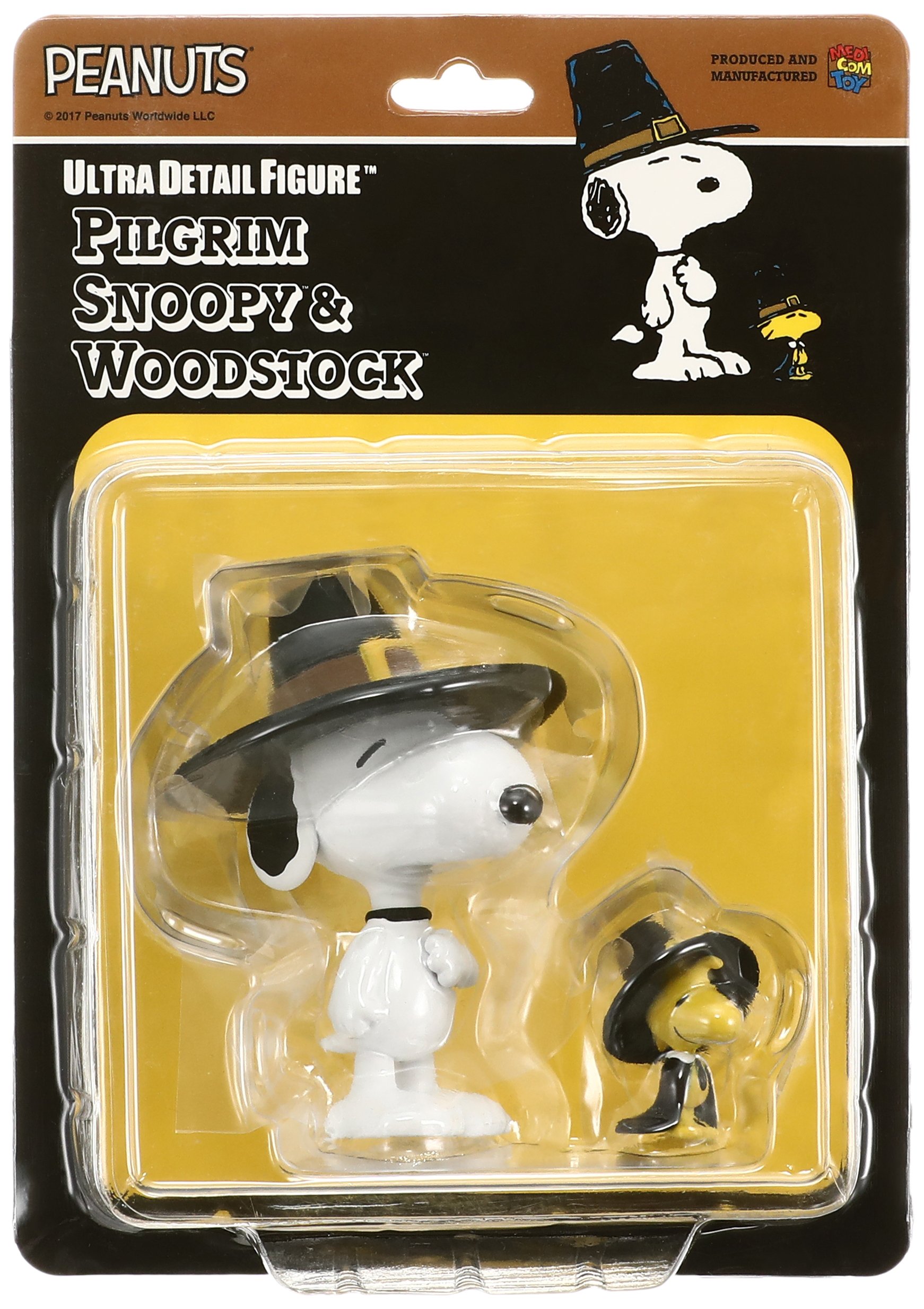 Amazon.com: Medicom Peanuts: Pilgrim Snooy & Woodstock Ultra