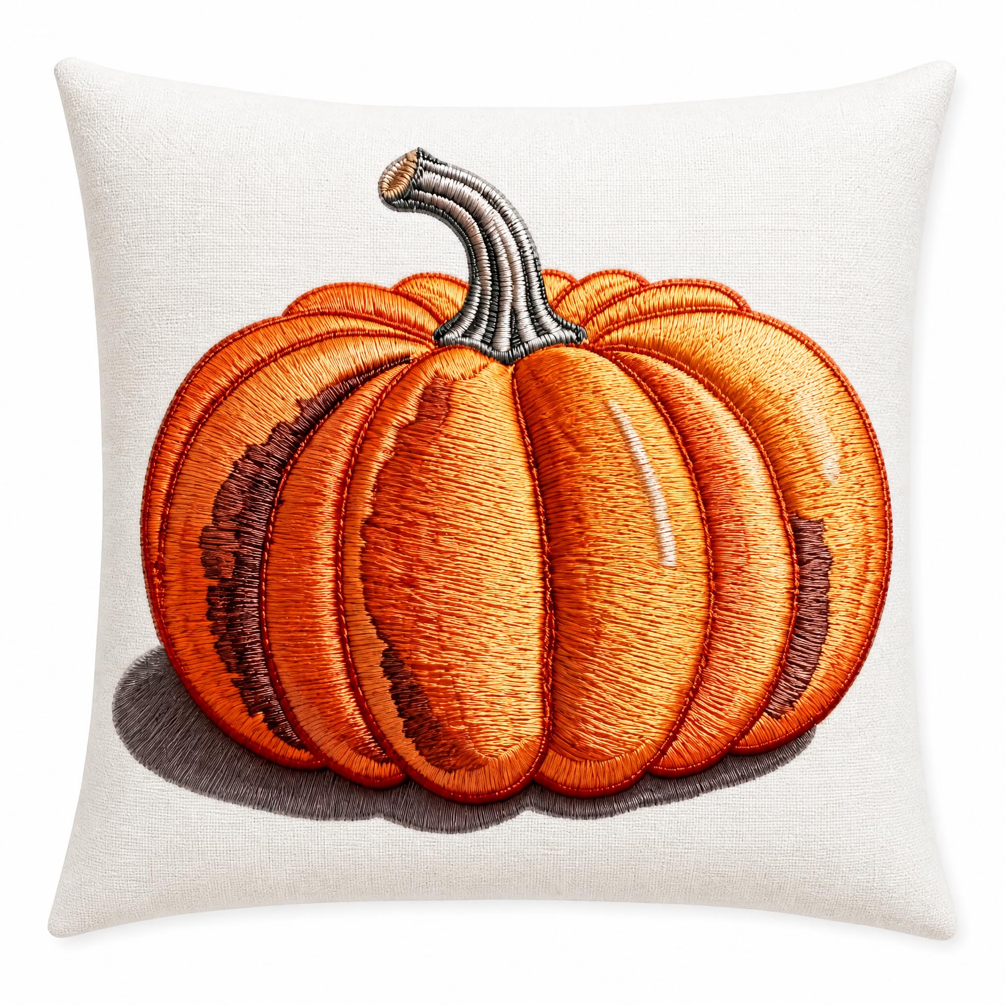 PVOODIRE Orange Pumpkin 45x45cm Cushion Covers,Indoor Outdoor Pillow Covers