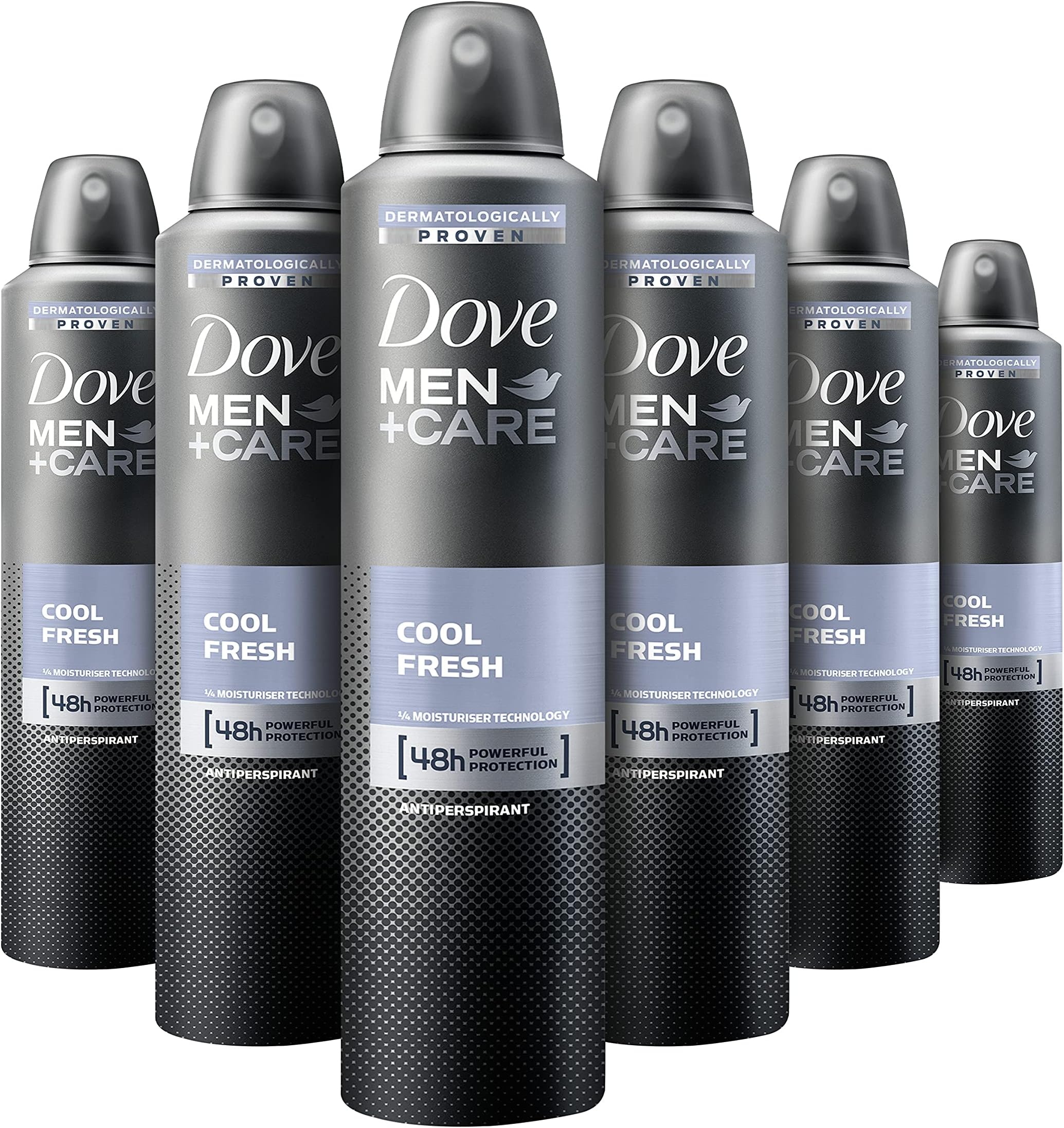 Dove Cool Fresh Anti-Perspirant Deodorant Aerosol for Men 250 ml - Pack of 6