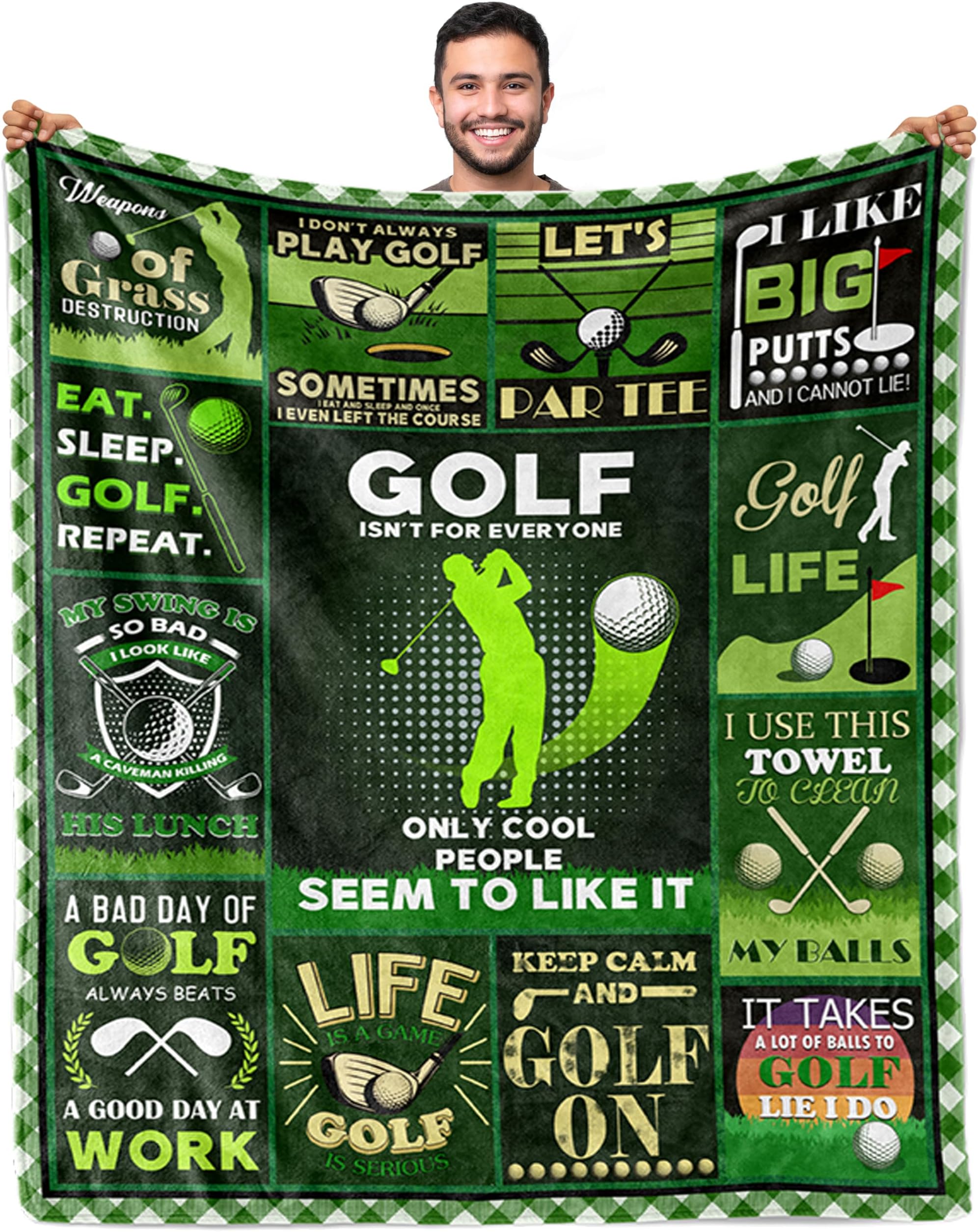Wotail Golf Gifts for Men, Golf Gifts, Golf Blankets