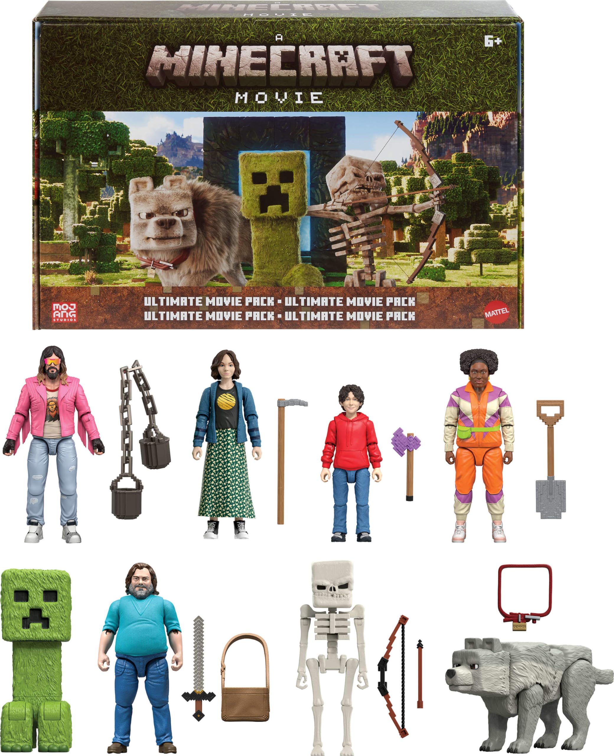 Amazon.co.jp: Mattel マインクラフト アルティメットムービーパック