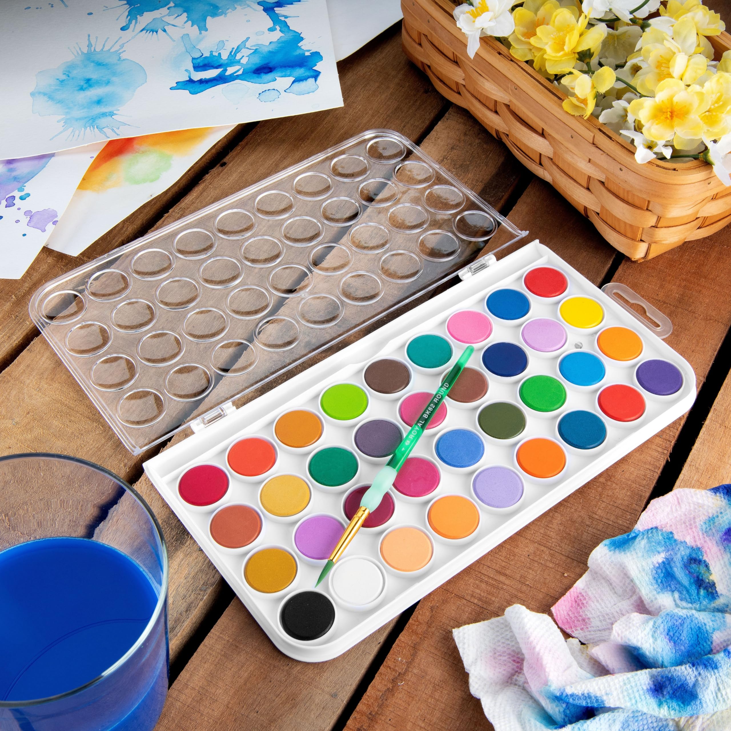 Royal & Langnickel - 36pc Watercolor Cakes Set