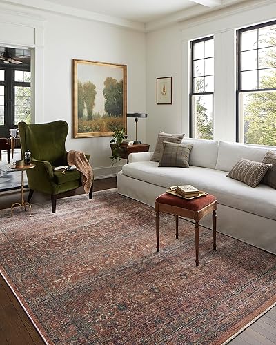 Loloi Jean Stoffer x Loloi Bradbury Collection BRU-06 - Alfombra de área de 7 pies 10 pulgadas x 10 pies