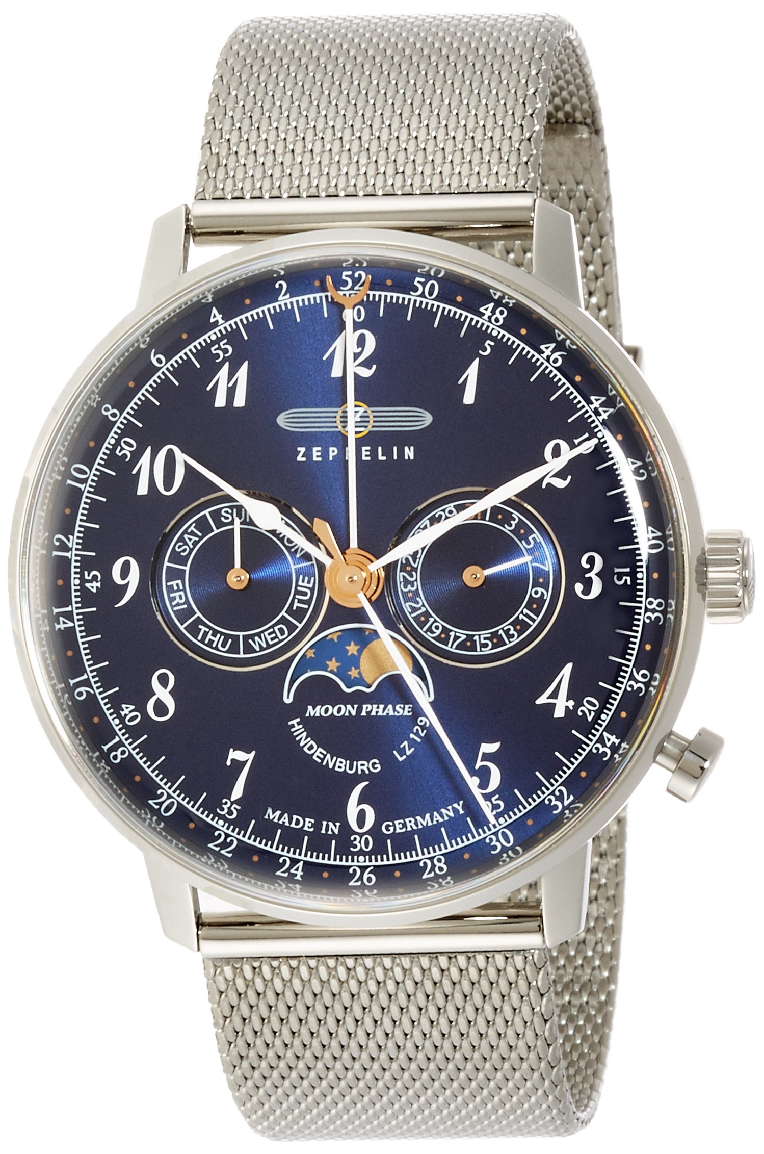 Amazon | [ツェッペリン]ZEPPELIN 腕時計 Hindenburg ブラック文字盤