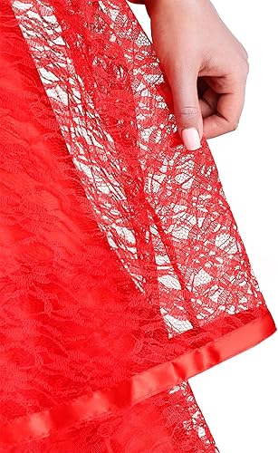 Miniatura 8 de Disfraz de vestido de boda gótico rojo Rojo