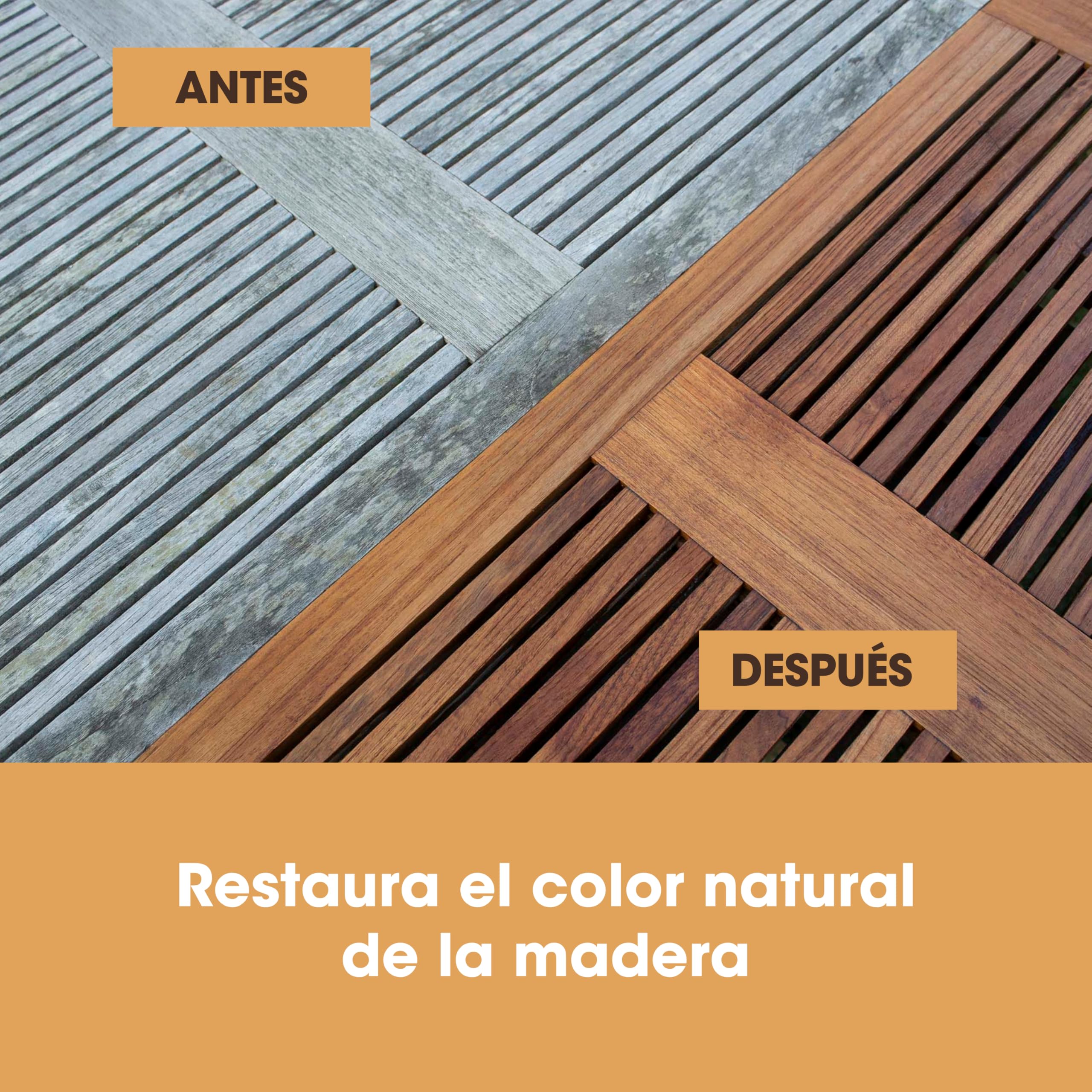 Aceite de teca para madera Furniture Clinic – 500 ml – Restaura y previene la sequedad en muebles de madera de exterior e interior – Tratamiento protector y restaurador de secado rápido