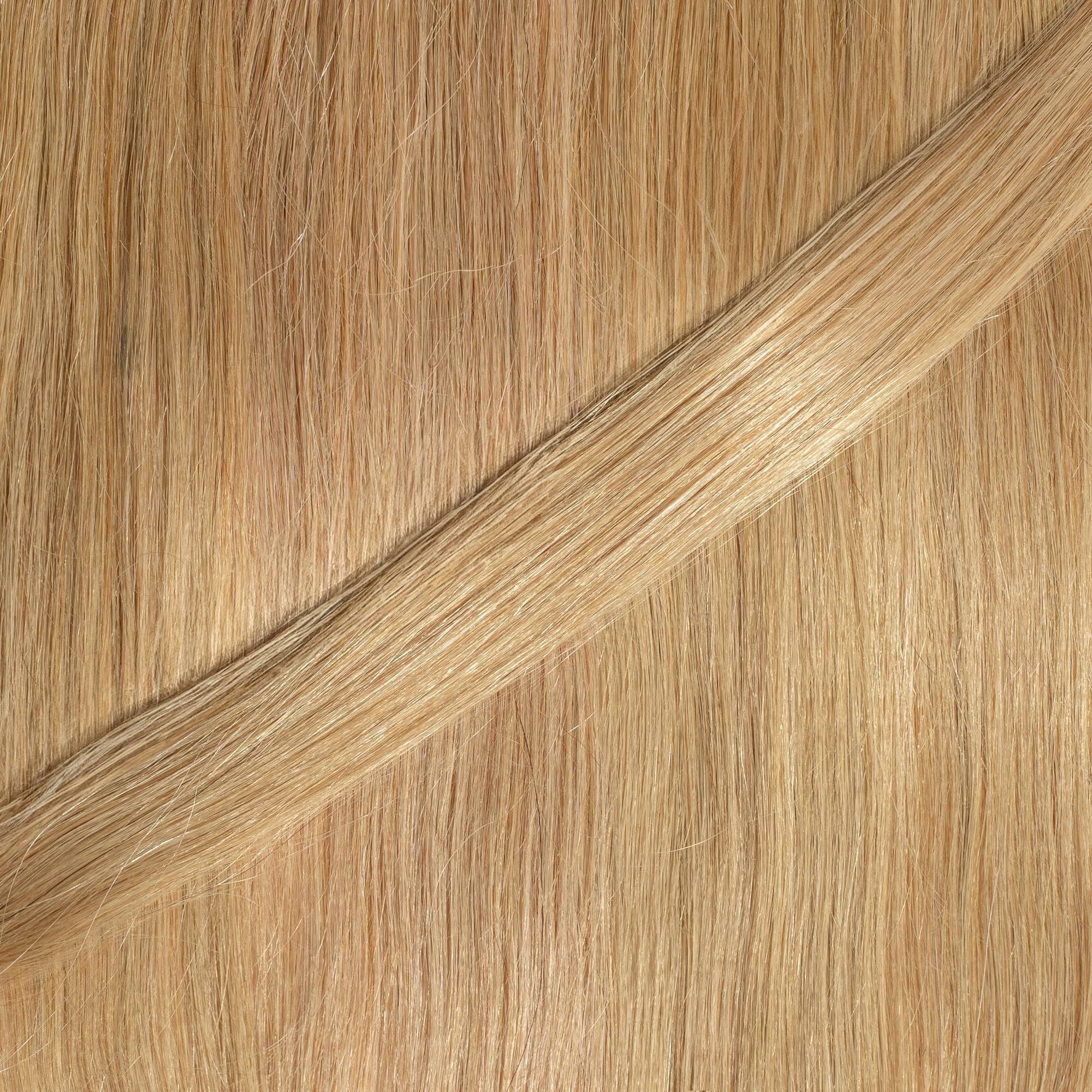 hair2heart Extensions Echthaar Bondings glatt - 100 Strähnen 1g 60cm 9/31 lichtblond Gold Asch