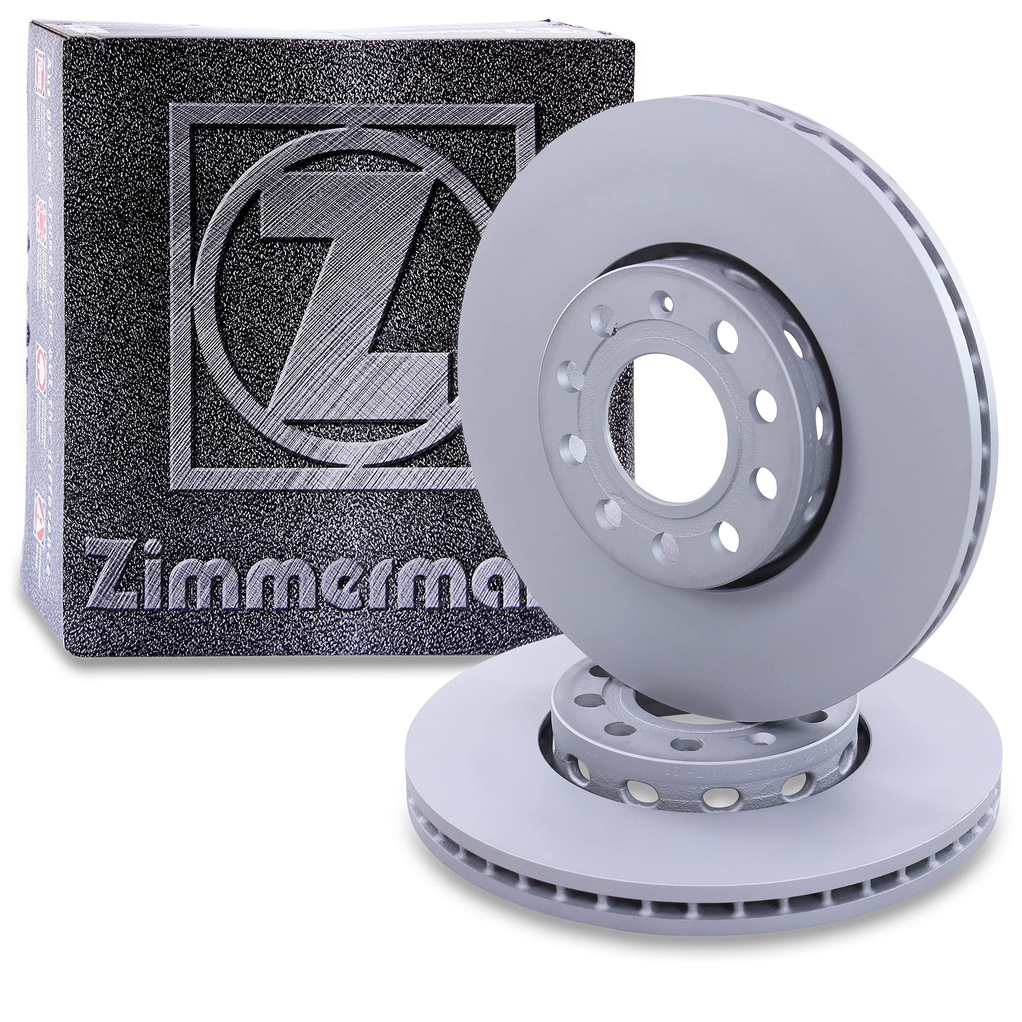 ZIMMERMANN Set freni incl dischi freno anteriori ventilati Ø288 mm + posteriori pieni Ø245 mm e pastiglie freno anteriori e posteriori Compatibile con AUDI A4 B6 (8E2) (8E5), A4 B7 Avant (8ED)