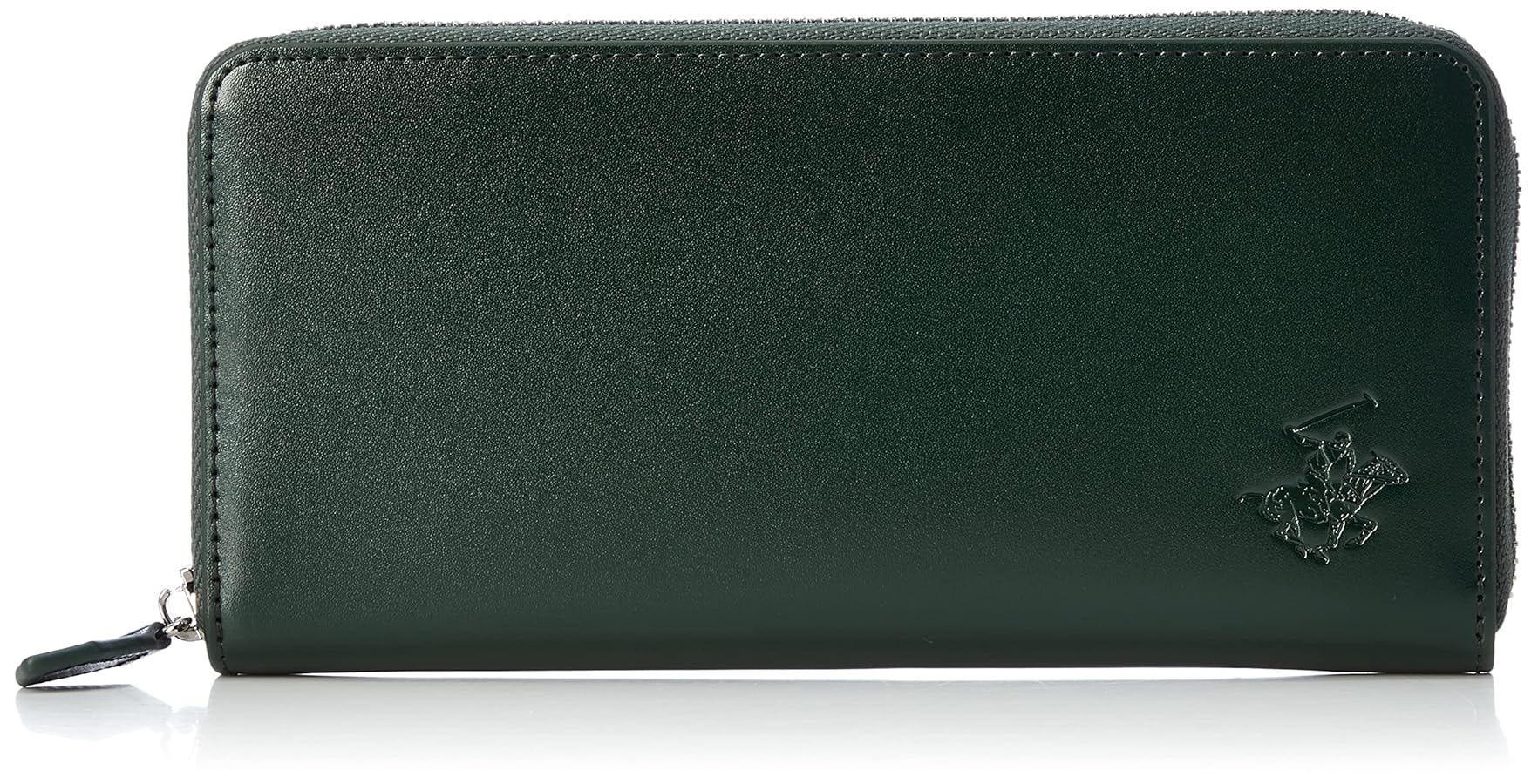 Beverly Hills Polo Club 長財布 グリーン×ダークブラウン ビバリーヒルズポロクラブ 長財布 BEVERLY HILLS POLO CLUB