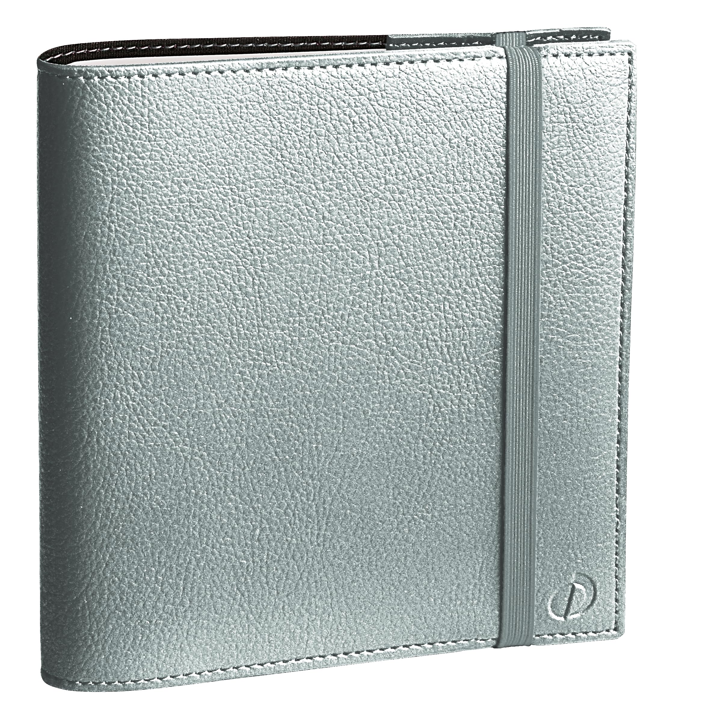 Quo Vadis 540132Q Agenda TIME&LIFE MEDIUM Multilingua Anno 2027 Colore Argento Formato 16x16cm Settimanale 13 Mesi DicembreDicembre CartaBianca con Spirale Copertina Amovibile Sintetico Cassandra