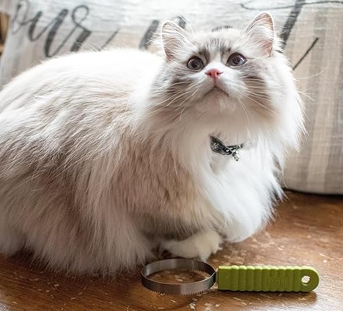 Miniatura 6 de Coastal Pet Safari - Cuchilla para quitar pelo de gatos, herramienta de acero inoxidable para quitar pelos de mascotas, fácil de usar, herramienta