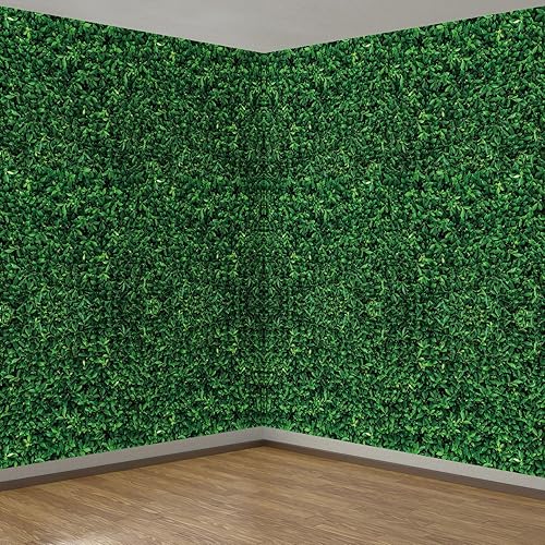 Tatuo 54 x 108 pulgadas, diseño de hojas verdes gigantes, telón de fondo de hojas de árbol, impermeable, 3D, para cabina de fotos, soporte de hojas