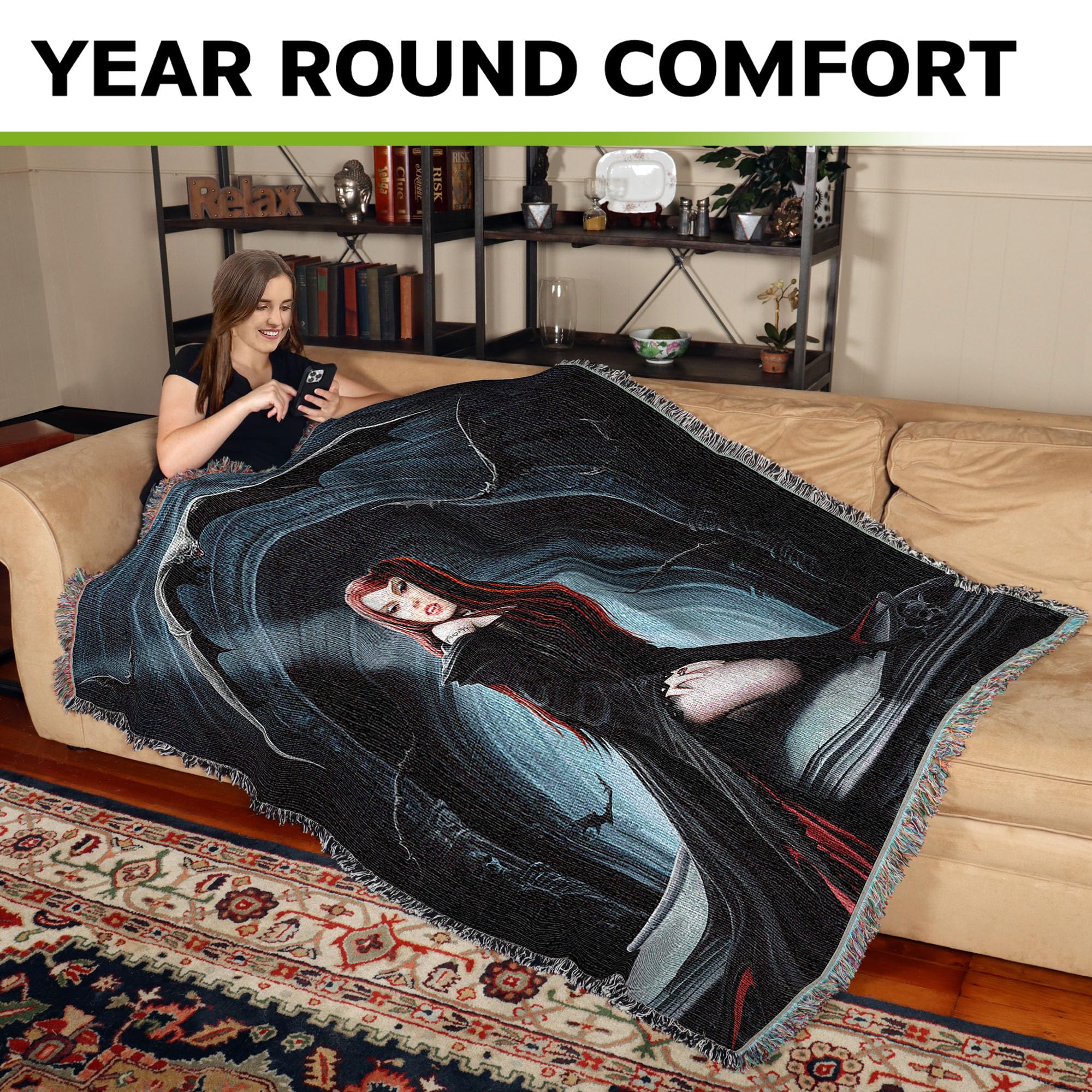 Amazon.com: Pure Country Weavers Await The Night Vampire Woven