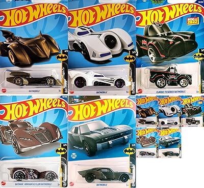 Collection De Véhicules Batman Hot Wheels Par Mattel Moulés Sous Pression Neufs