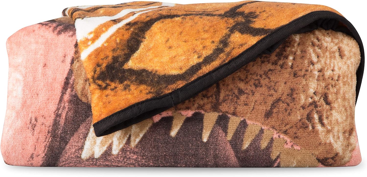 Franco A48848 Kids Bedding Super Soft Plush Blanket, Twin/Full Size 62" x 90", Jurassic World