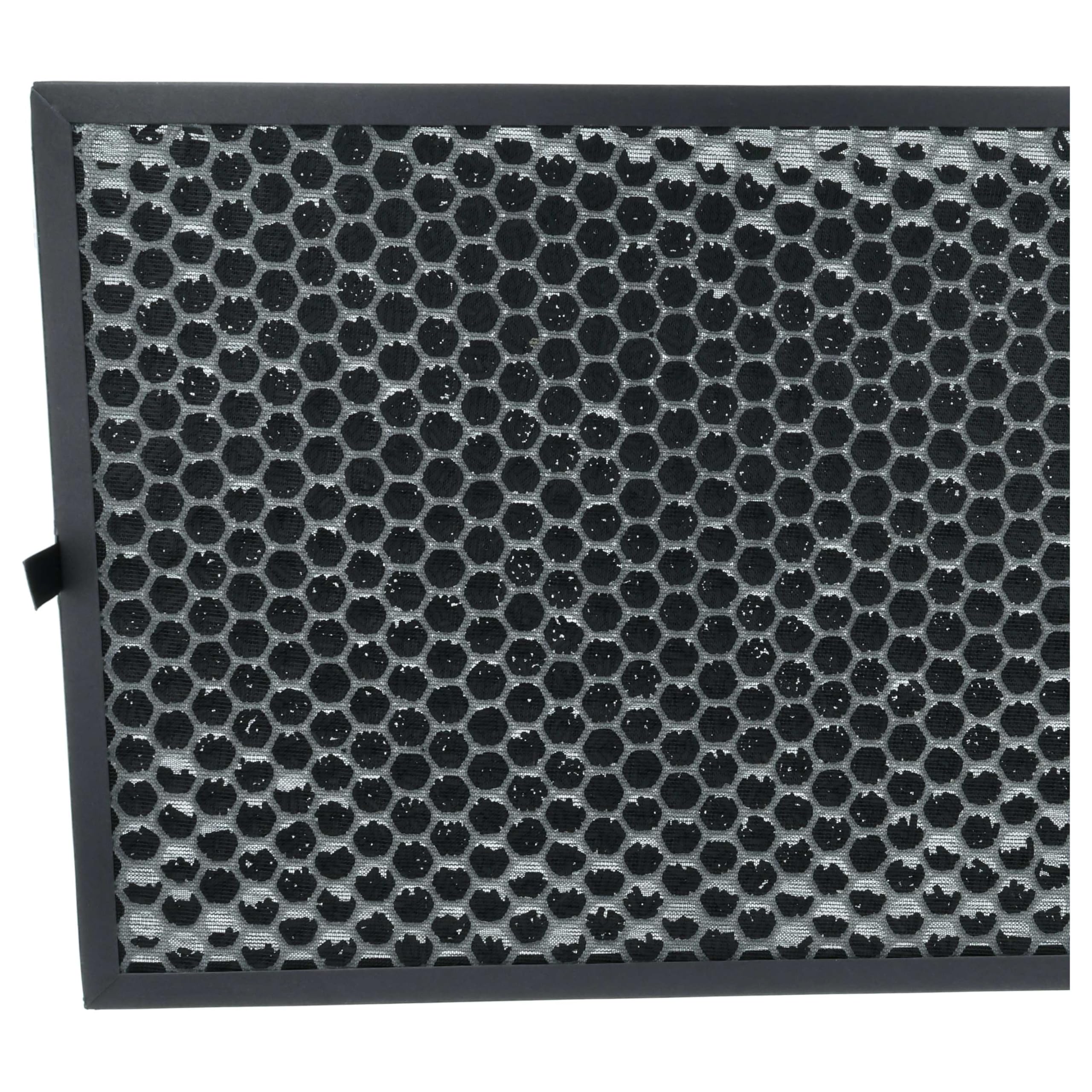 vhbw 2-częściowy zestaw filtrów zamiennych do Sharp FZ-C100DFE, FZ-C100MFE, FZ-C100DFU do oczyszczacza powietrza – filtr z węglem aktywnym, filtr HEPA