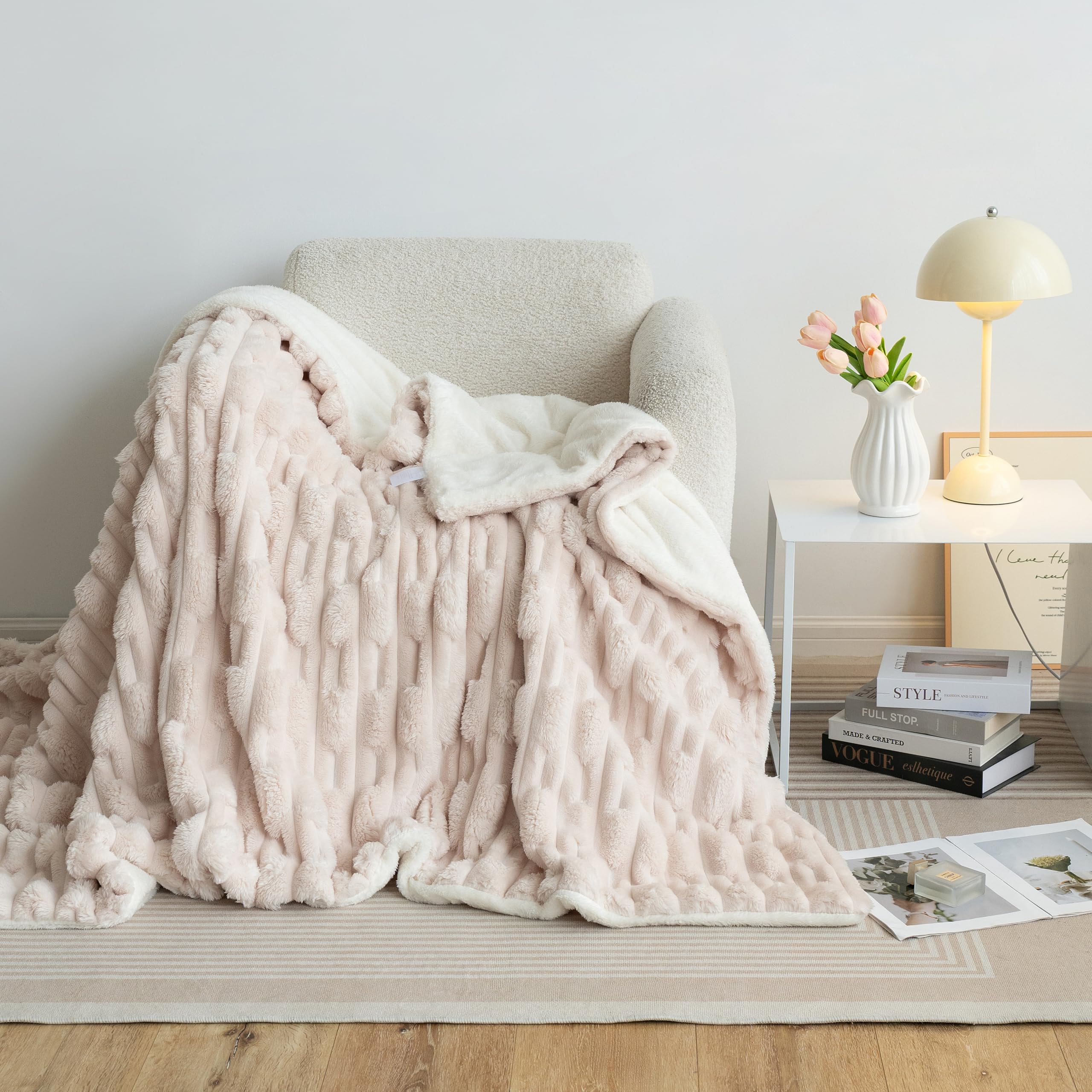 Abstract Boho Design Blanket UKELER Abstract Sherpa Bed Blanket 80x90 ...