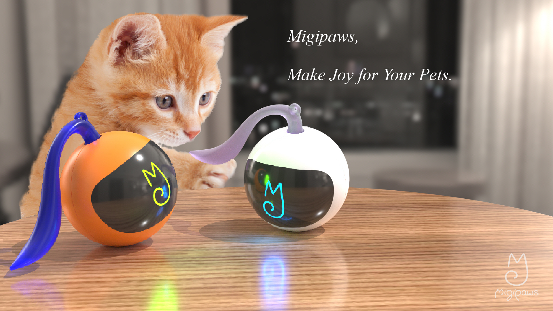 Migipaws Cat Toys, Automatic Moving Ball Bundle Classic Mice + Feather Kitten Toys in Pack. DIY N in 1 Pets Smart… - Image 7