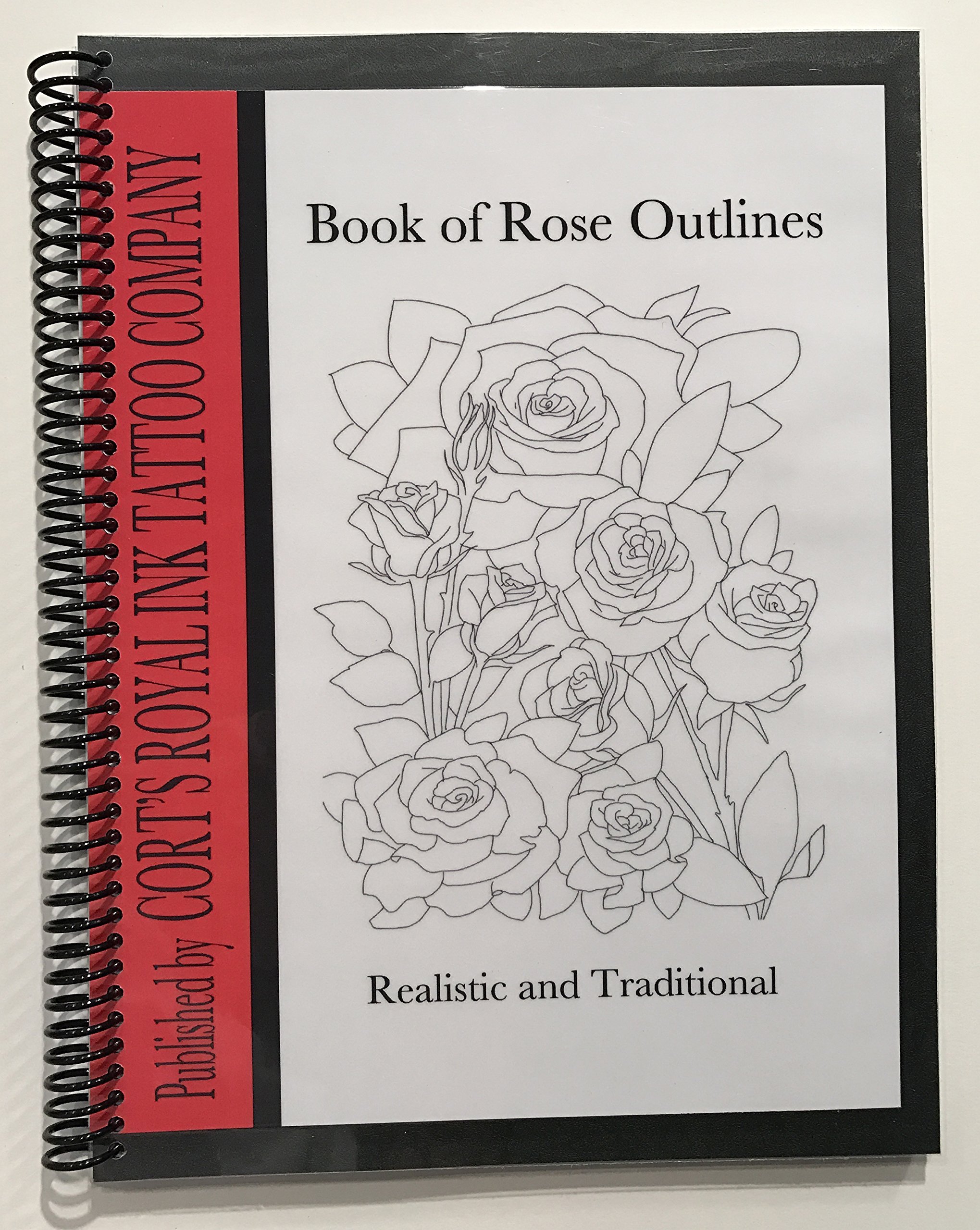 Book of Rose Outlines: Book of rose outlines coloring book