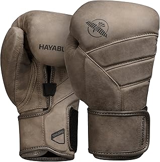 Hayabusa T3 LX - Guantes de boxeo de cuero para hombres y mujeres para entrenamiento de boxeo, bolsa pesada y guante de trabajo