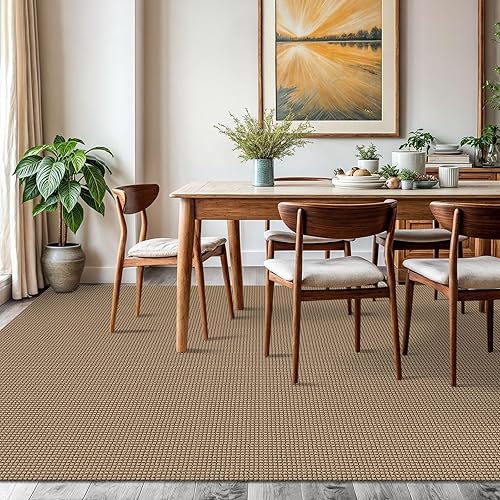 Miniatura 2 de KOZYFLY Alfombras bohemias para sala de estar, alfombra lavable de área grande para dormitorio, alfombra natural de gran tamaño para suelo,