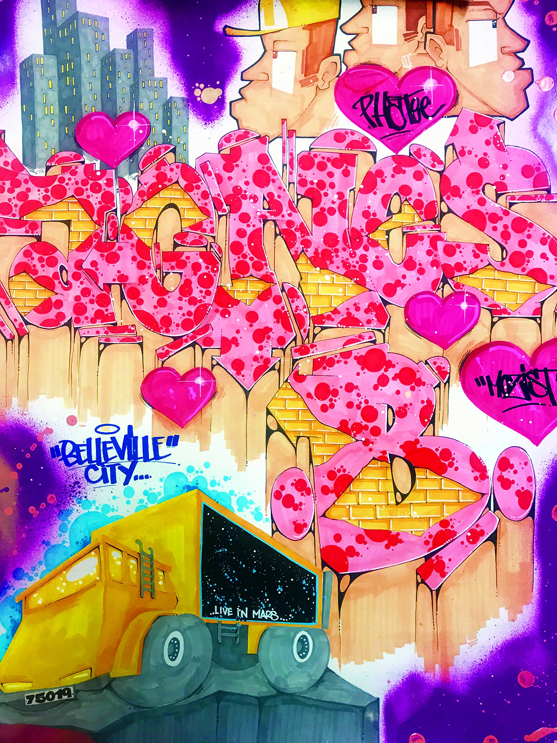 Sur nos murs: 40 ans de graffiti avec agnès b.