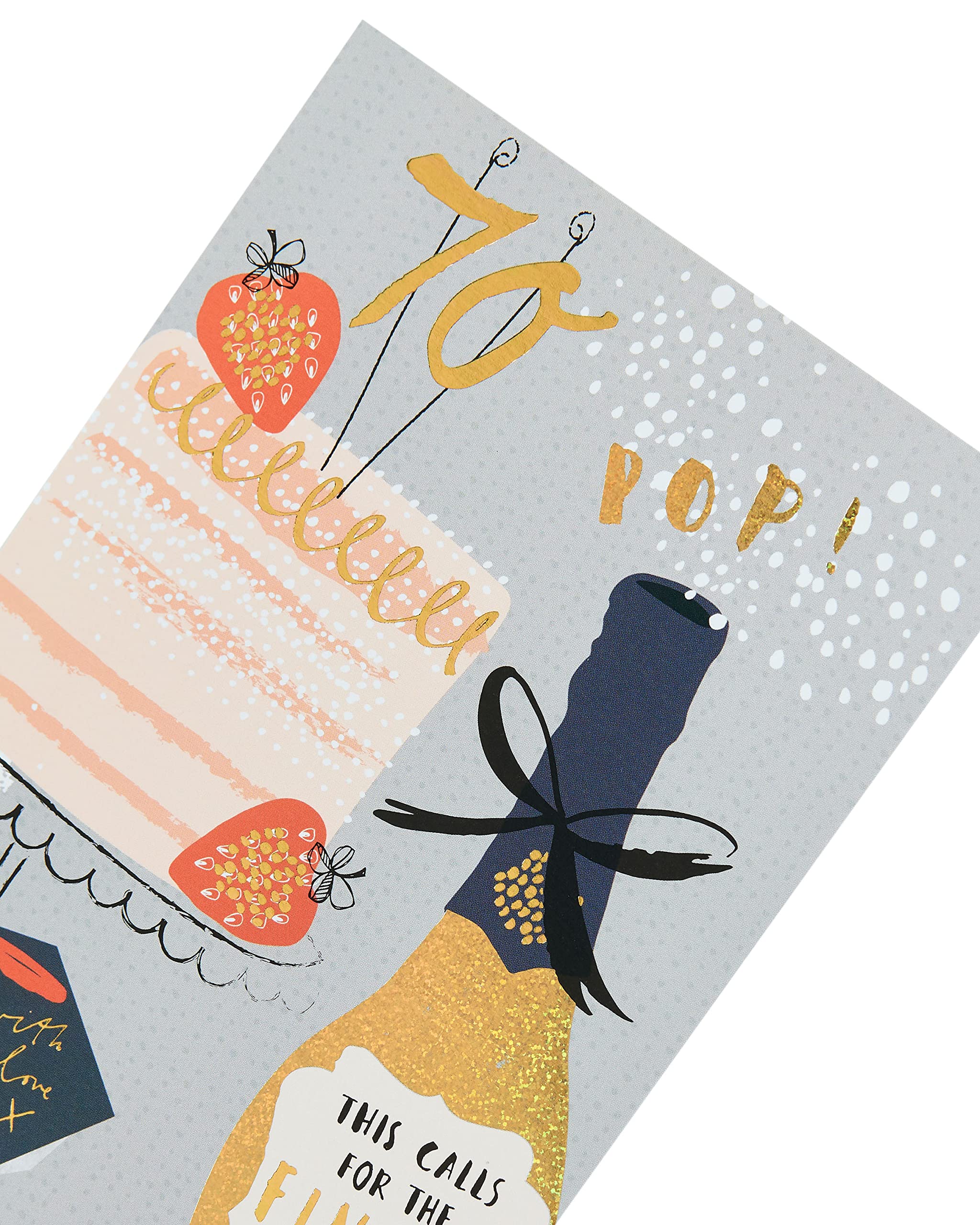 UK Greetings 70th Birthday Card For Her/Female/Friend With - View #3