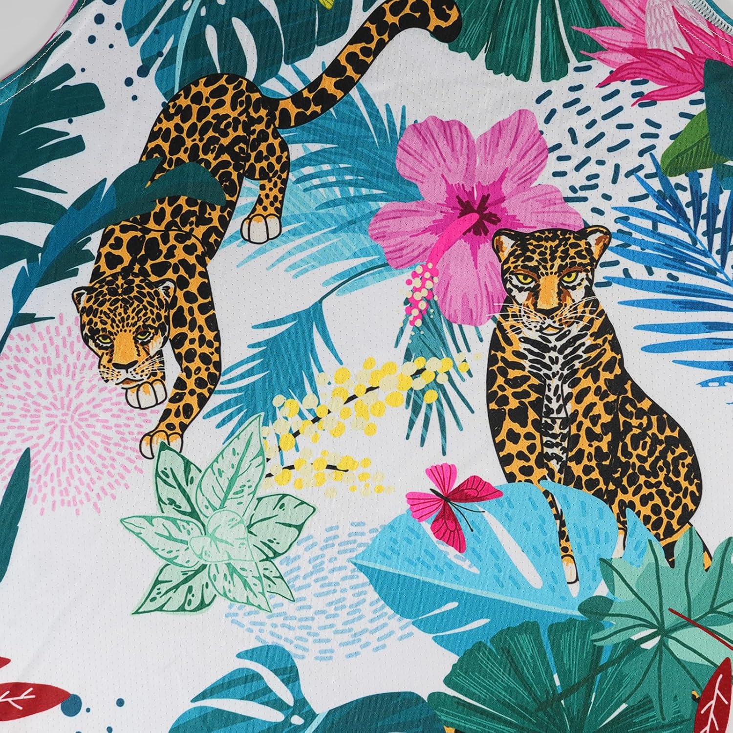 Men's 3D Graphic Tank Top, Summer Beach Sleeveless Novelty Tee, Breathable Rave Tank Top - Image 5