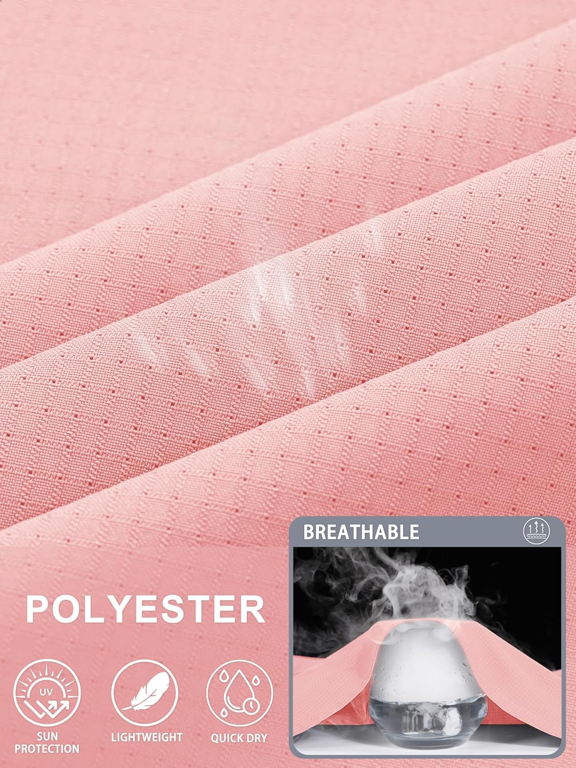 MAGCOMSEN Women's UPF 50+ Long Sleeve Fishing Shirts UV Sun Protection Quick Dry Button Down Safari Hiking Travel Shirts - Image 7