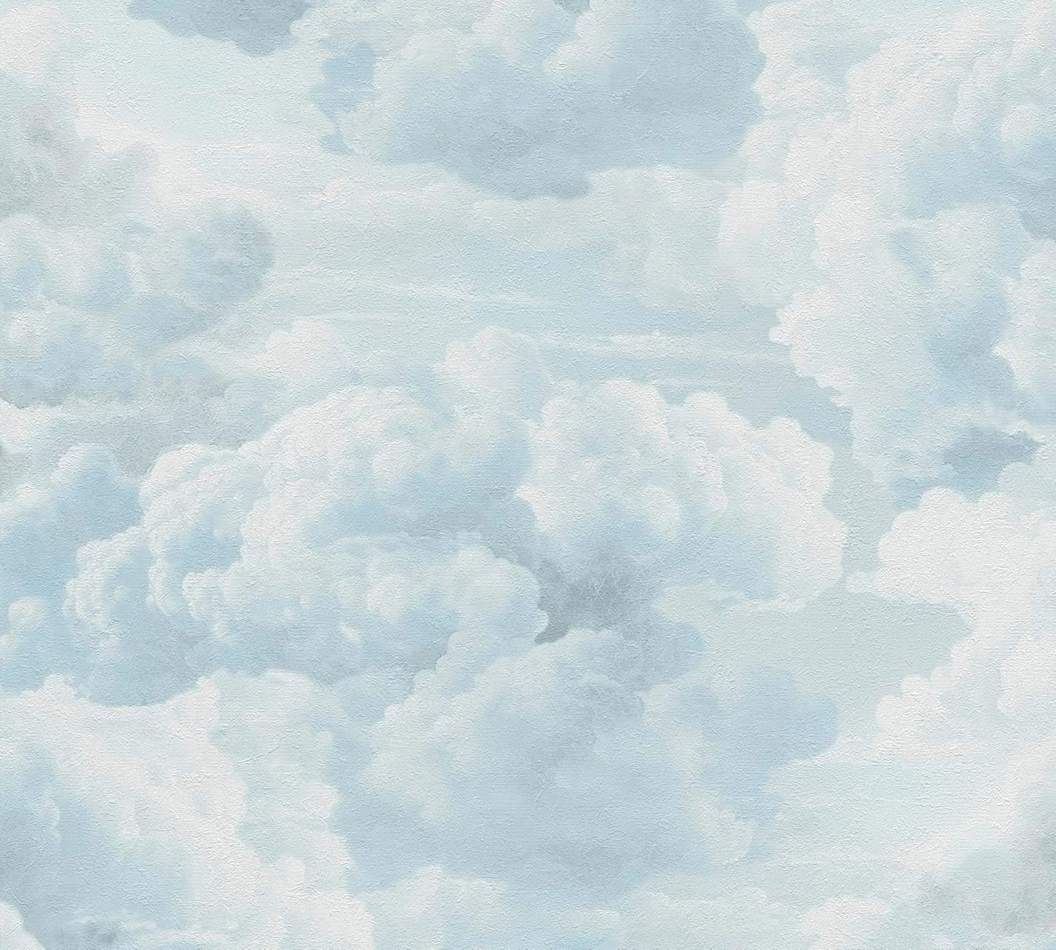 Livingwalls MICHALSKY 399853 Non-Woven Wallpaper Clouds - High-Quality Design Wallpaper Sky Nature in White/Blue - Luxury Wallpaper